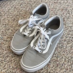 Vans Gray and White Men's Sneakers